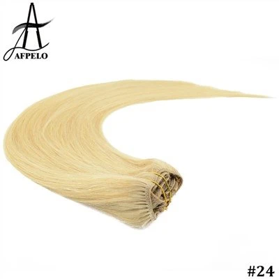 Blonde Clip-in-Haarverlängerungen